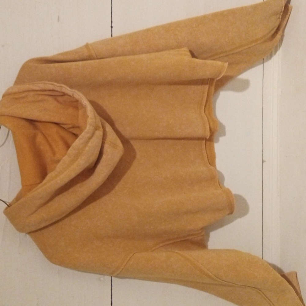 Aeropostale Women's Yellow Hoodie